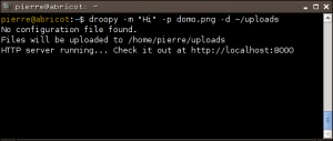 Droopy xterm